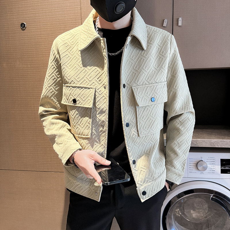 312A-2821-P120控165秋季新款社会小伙夹克外套男潮流韩版上衣A,男装夹克,星座312A