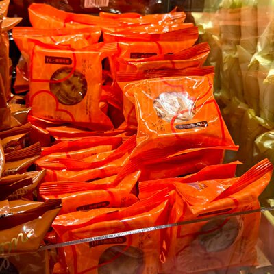 胖东来小月饼广式绿豆沙味月饼75g正品代购