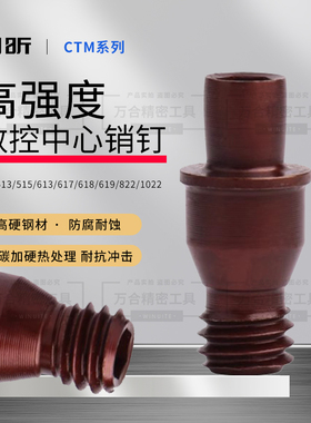 中心销钉通孔销钉车刀紧固刀垫定位销CTM510/513/613/617紧固螺丝