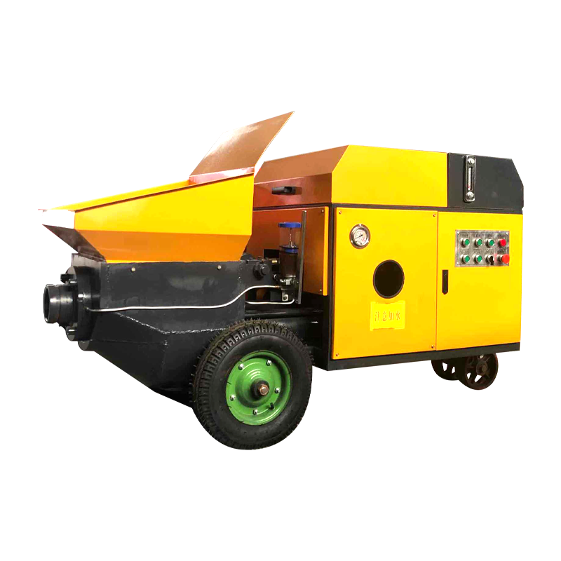 太原市大颗粒输送水泥砂浆浇筑泵二次构造混凝土输送泵30型上料机