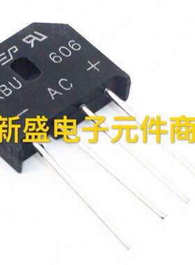 正品 全新  KBU606 RS606 KBU607 6A厚体圆脚 整流桥 进口