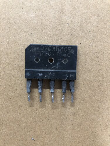 原装进口拆机 D20XB80R D20XB80S 5脚 整流器 测好发货