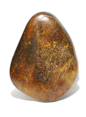 虎皮233.6克青白玉把件手玩件新疆和田玉籽料原石原料籽玉独籽