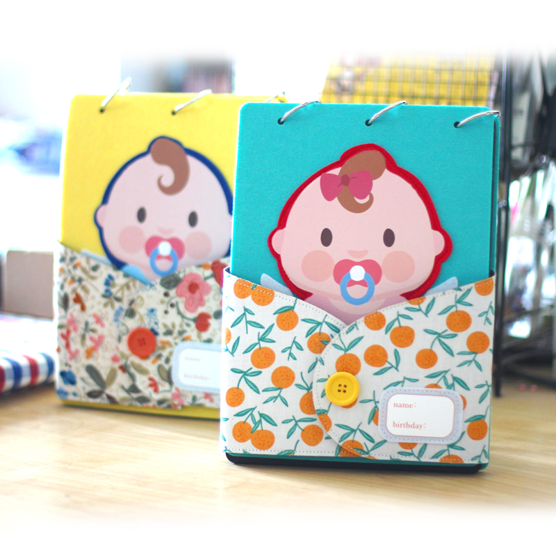 创意初落天使新生儿拍立得影集六一儿童节礼品礼物照片相簿制作宝宝成长纪念定制手工粘贴式diy相册