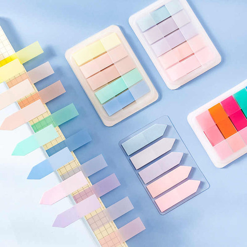 莫兰迪便利贴小条分类标记索引贴