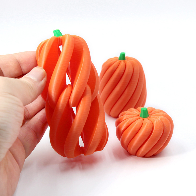 旋转南瓜解压神器桌面摆件3d打印玩具模型立体螺旋南瓜儿童益智