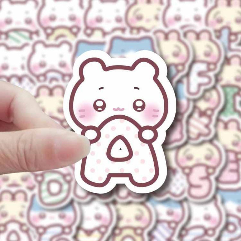 乌萨奇吉伊卡哇小八字母贴纸200张可爱手账手机行李箱笔记本电脑,3C数码配件,笔记本个性小贴纸,淘宝优惠券,粉丝福利购,淘宝优惠卷