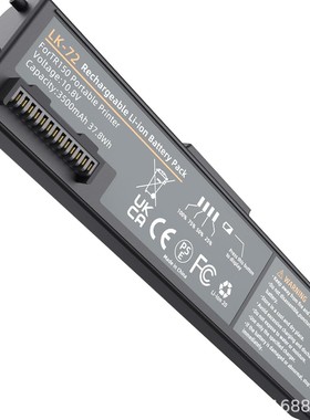 适用CANON佳能TR150，TR160，TR163 LK-72 LB-70便携式打印机电池