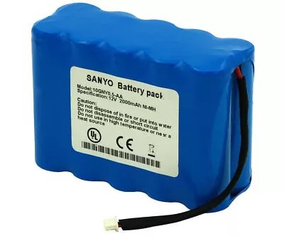 10GNY0.5-AA ECG Battery for NIHON KOHDEN 6851 2000mah 12v