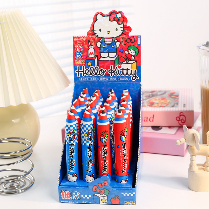 三丽鸥笔式橡皮 正版凯蒂猫系列橡皮擦小学生创意造型笔形铅笔117,文具电教/文化用品/商务用品,橡皮,淘宝优惠券,粉丝福利购,淘宝优惠卷