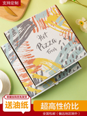 定制 12英寸一次性硬加厚外卖pizza包装 铝膜披萨打包盒商用789