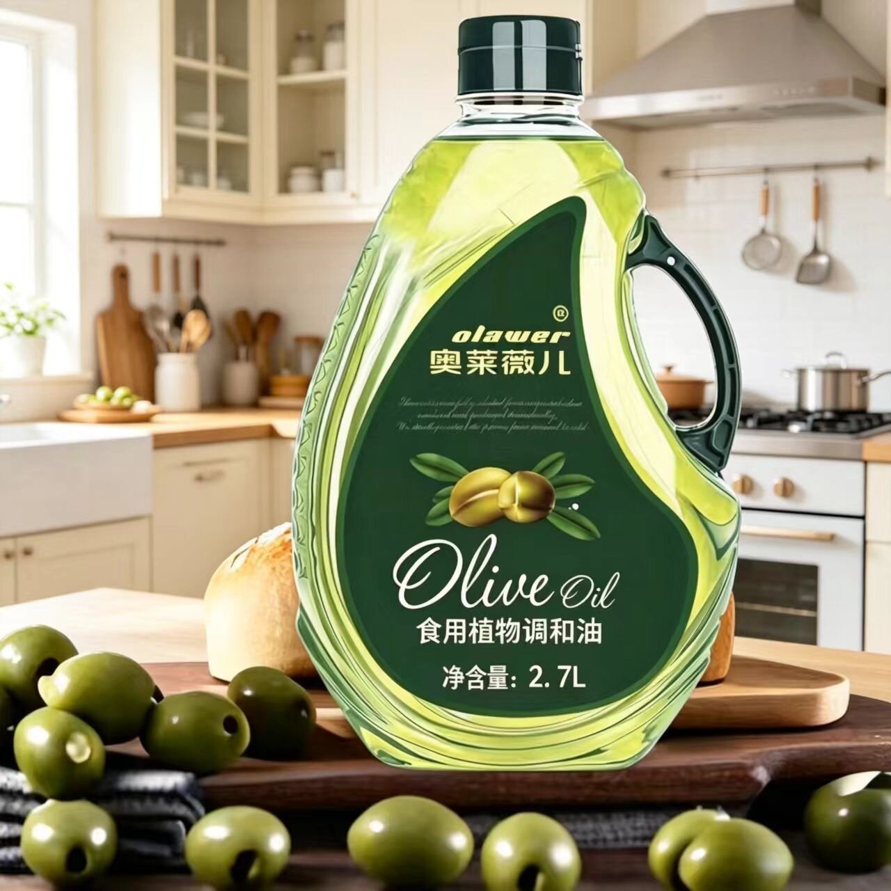 橄榄植物调和油2.7L橄榄油