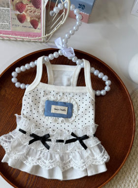 狗狗衣服夏季宠物猫咪狗狗吊带裙薄款透气小型犬泰迪比熊公主裙