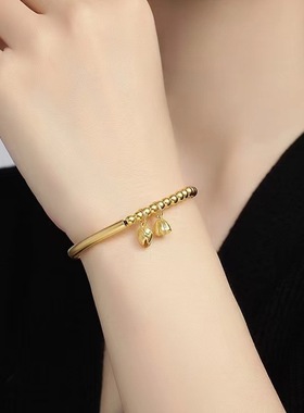 古法传承佳偶天成两世欢莲蓬手镯