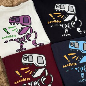 Goodbite 童装表情可动情绪闪送显示屏集成芯片恐龙圆领短袖T恤