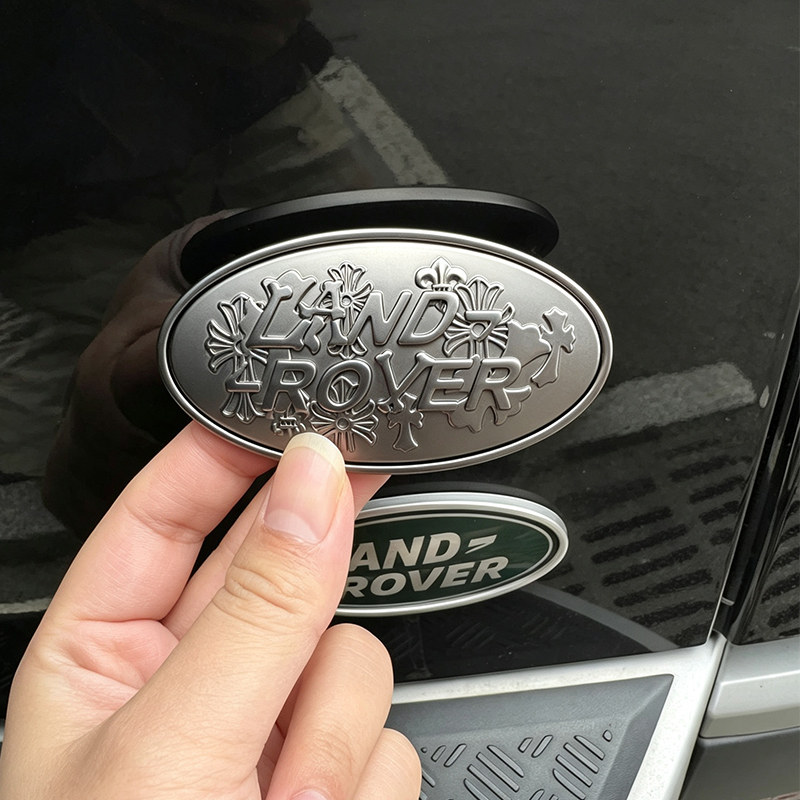 适用路虎揽胜行政版/运动版/极光/星脉中网标尾标后备箱车标改装