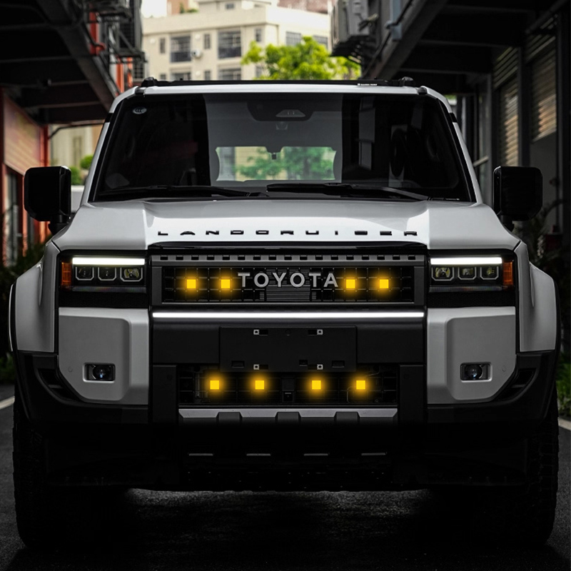 全新普拉多LC250中网流水灯