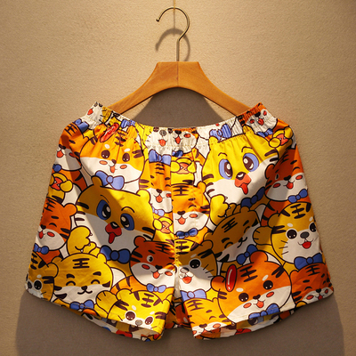 全棉宽松四角裤男士短裤阿罗裤