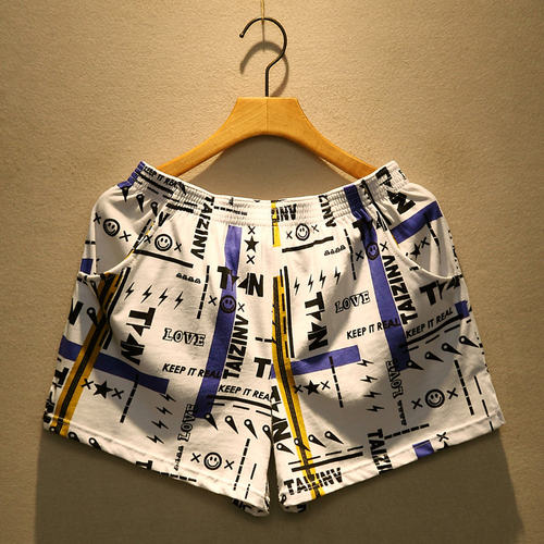 纯棉阿罗裤男士内裤家居睡裤短裤