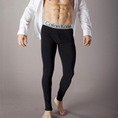 紧身保暖裤 中腰大码 线裤 纯棉秋裤 衬裤 薄款 莫代尔基础打底内裤 男士