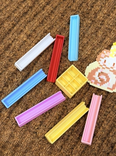 暴躁拼豆奶糖小豆铲立豆盘一口铲换色神器适配30ml 小方瓶