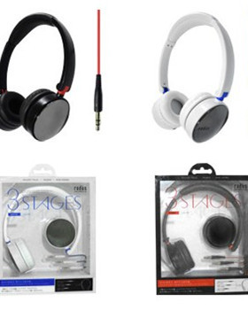 原装盒装日本品牌头戴式音乐耳机 三种规格长度线材 摩卡黑优雅白