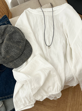 CoMo 新款秋季舒适韩版设计感爆款长袖显瘦宽松百搭挂件上衣9302