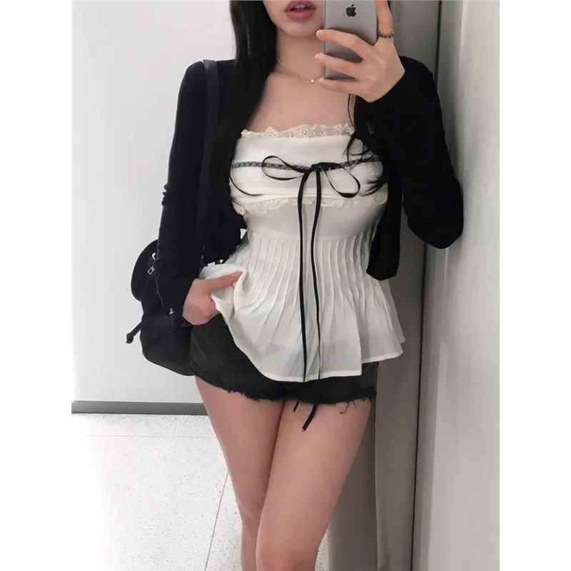 现货自制蕾丝花边抹胸背心修身显瘦气质上衣内搭纯欲打底,女装/女士精品,抹胸,淘宝优惠券,粉丝福利购,淘宝优惠卷