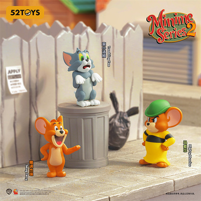 52TOYS猫和老鼠汤姆杰瑞MINIME2盲袋盲盒萌粒潮玩摆件正版手办