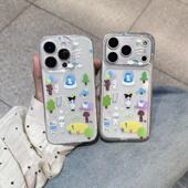 Max Cartoon Clear iPhone Fountain Rainbow Pro Shockproof Case Cover 适用