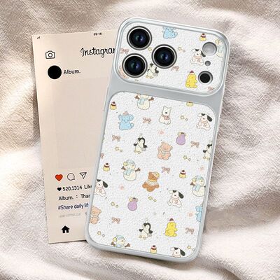 Full Print Cute Animals Large Camera Window Phone Case 适用 iPhone 16 Pro Max iPhone 17 15 Pro 14