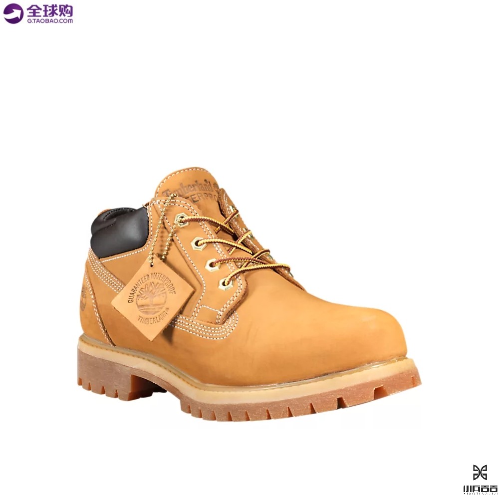 美国 timberland/添柏岚 男士经典低帮户外防水皮鞋/黄靴  73538