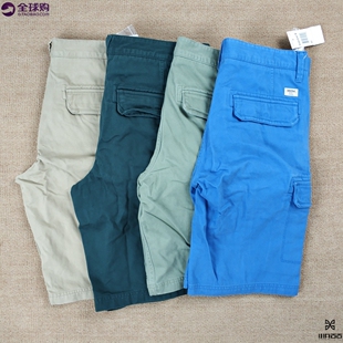 男士 纯棉夏季 短裤 TIMBERLAND 工装 添柏岚 男式 美国 口袋休闲短裤