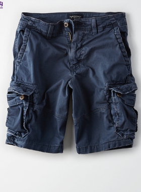 美国正品 American Eagle/AE美国鹰 男士夏经典休闲卡其工装短裤