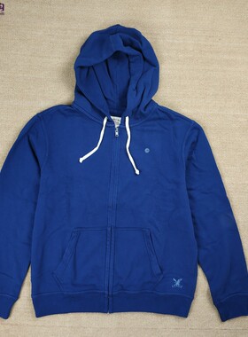 American Eagle/AE美国鹰 男士经典纯色休闲连帽开衫卫衣