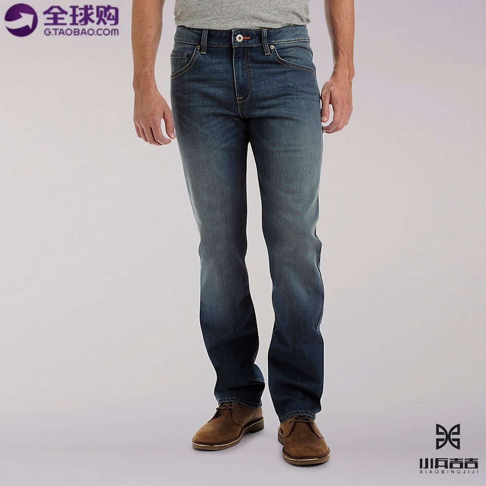 美国正品 lee/李牌 男士时尚水洗微弹合体直筒牛仔长裤 20136系列