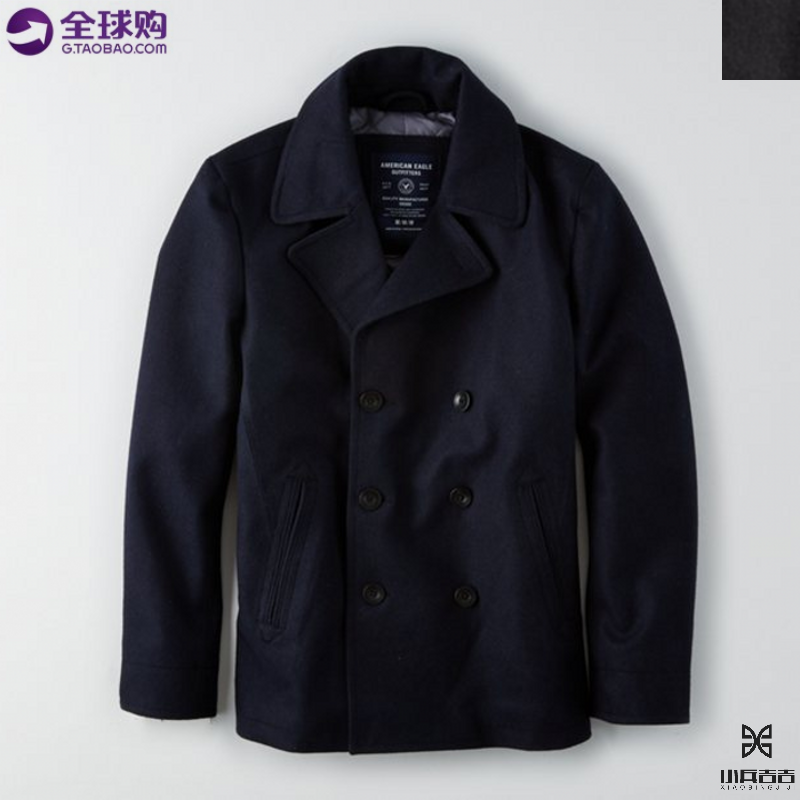 美国男士加厚羊毛呢子夹克外套