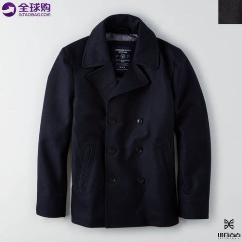 美国男士加厚羊毛呢子夹克外套