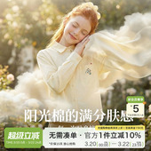 中大童亲肤松弛感叠穿上衣 新款 女童学院风翻领全棉衬衫 2026春季