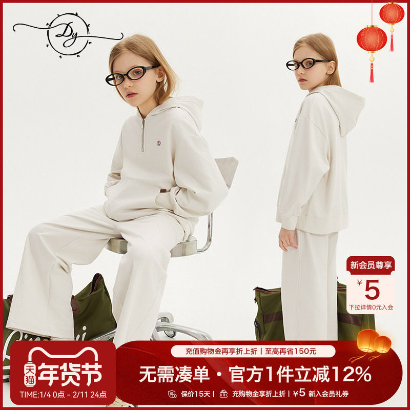 女童秋季休闲套装ins风运动服大童春秋校园9-14岁卫衣裤子两件套