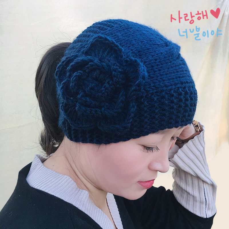 Autumn and winter Hairdressing manual Knitting Wool Hooded hair Card issuance Hair hoop Warm hatin the Accessories/Fashion Jewelry, Hair Accessories  category - from Buy2taobao.com to provide professional Taobao agent buy service
