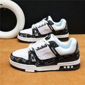 欧美风轻奢男鞋 子 男女百搭潮流休闲鞋 2025大码 46青年低帮增高板鞋