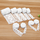 服装 纯棉蕾丝花边布料 辅料刺绣蕾丝面料沙发窗帘婚纱材料手工diy