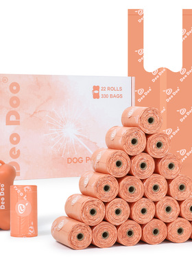 DeoDoo拾便袋狗狗捡屎袋垃圾袋猫砂袋宠物粪便袋一次性外出捡屎袋