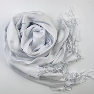 扎染围巾白色手工diy材料草木染蓝靛泥植物染料