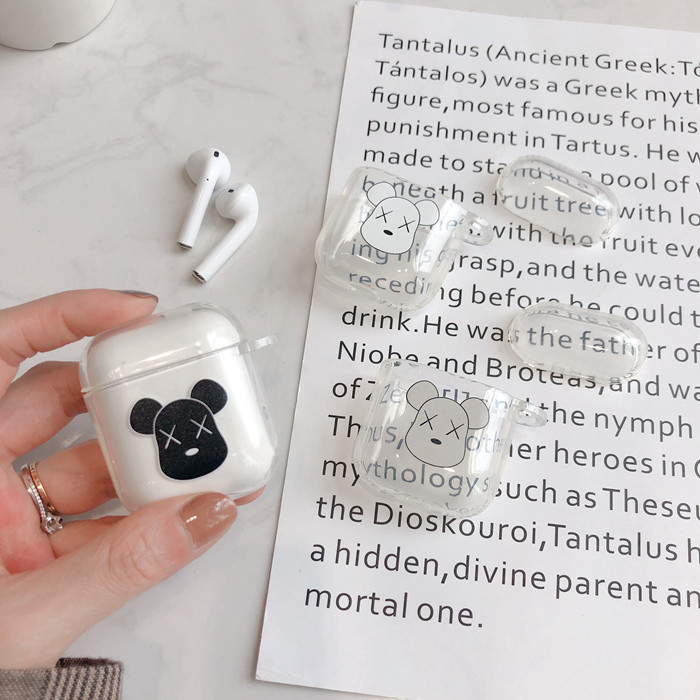 苹果airpods1/2代蓝牙无线耳机套情侣透明保护套软壳个性男女款潮|ruв категории Цифровые аксессуары, MP3/Mp4 аксессуары, наушники - от Buy2taobao.com для оказания профессиональной услуги покупки агента Taobao