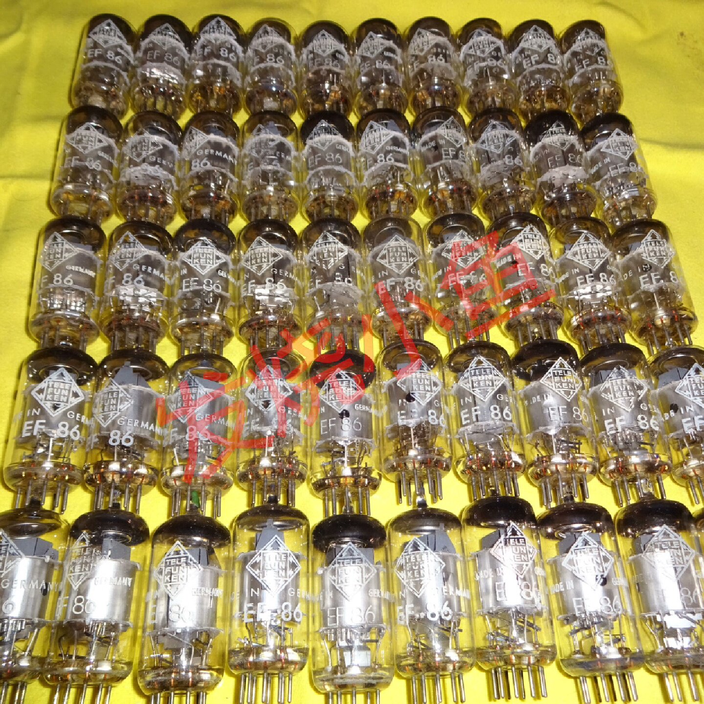 德律风根EF866J86267电子管加座后还能代6SJ7