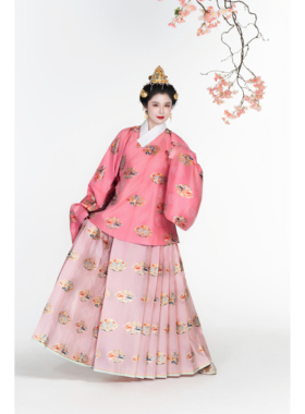 檀绾马面裙-马象羊高精密仿妆花纱明制26年马年春节汉服新春女裙