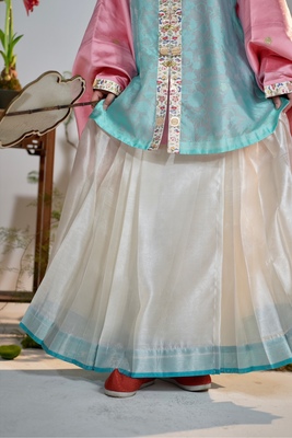 马面明制汉服暗花纱女裙马面