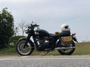 英国凯旋 攀爬复古边包侧包行李包尾包旅行包 T120 T100 保险杠